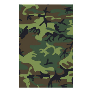 Camo Stationery | Zazzle