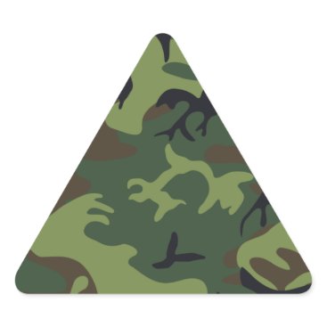 Nice Camouflage Design Triangle Sticker Nice Camouflage Design Triangle Sticker