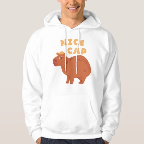 Nice Cap Capybara Hoodie