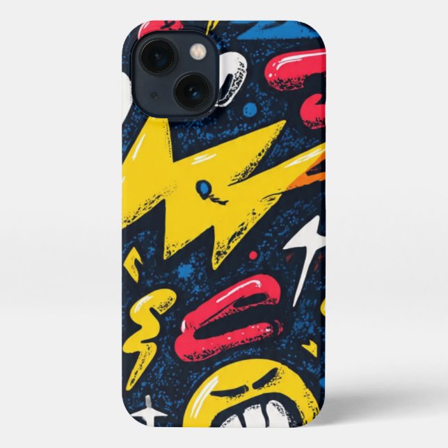 Nice cartoon image design on iPhone case (Back)