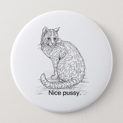 NICE CAT BUTTON