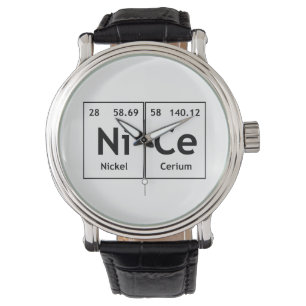 NiCe Chemistry Periodic Table Words Element Symbol Watch