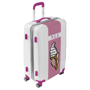 Nice Cold Ice Cream. Personalise with Monogram Luggage