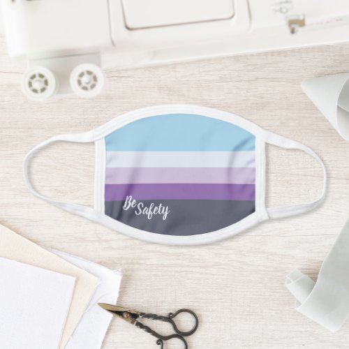 Nice Color Gradient Striped Pattern Be safety Face Face Mask