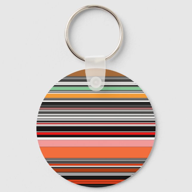 Nice colorful stripes keychain (Front)