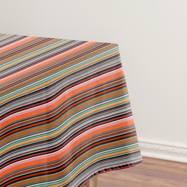 Nice colorful stripes tablecloth (In Situ)