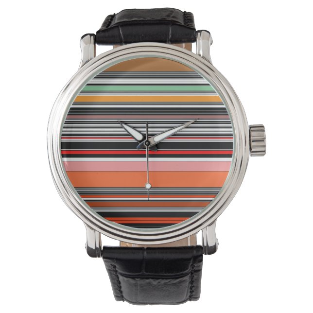Nice colorful stripes watch (Front)