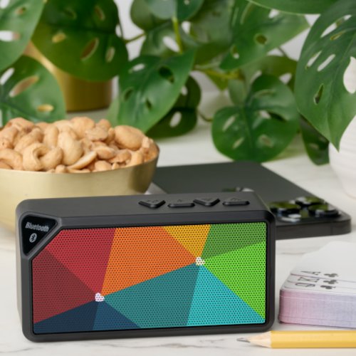 Nice colorful Triangles Pattern Bluetooth Speaker