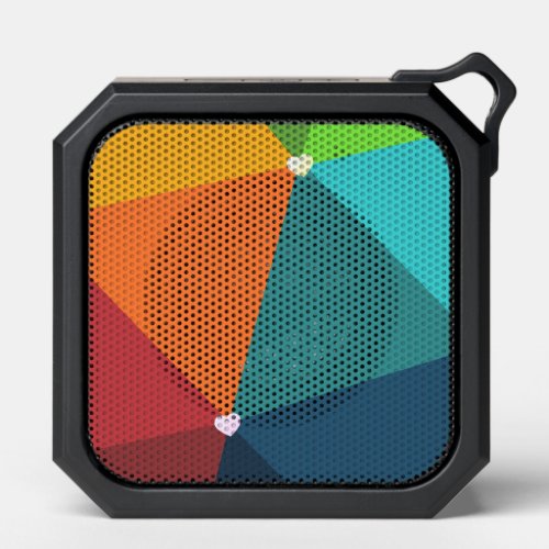 Nice colorful Triangles Pattern Bluetooth Speaker
