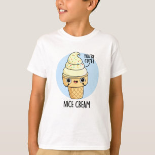 Nice Cream Funny Ice Cream Pun T-Shirt