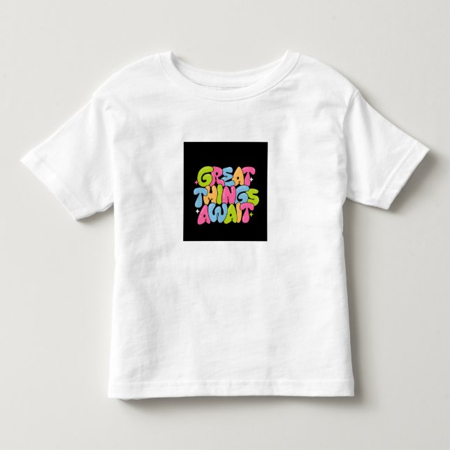 Nice cute design toddler t-shirt (Front)