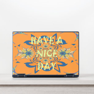 Nice day Beautiful baby dark pink floral shade a HP Laptop Skin