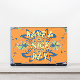 Nice day Beautiful baby dark pink floral shade a HP Laptop Skin