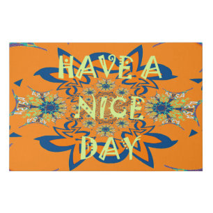 Nice day Beautiful baby dark pink floral  shade   Faux Canvas Print