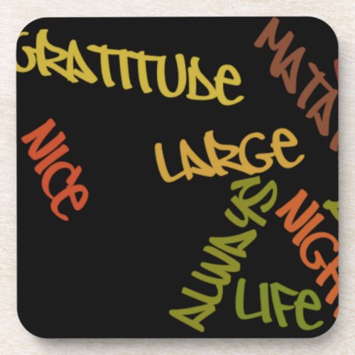 Nice Day Better Night Life Large gifts coaster