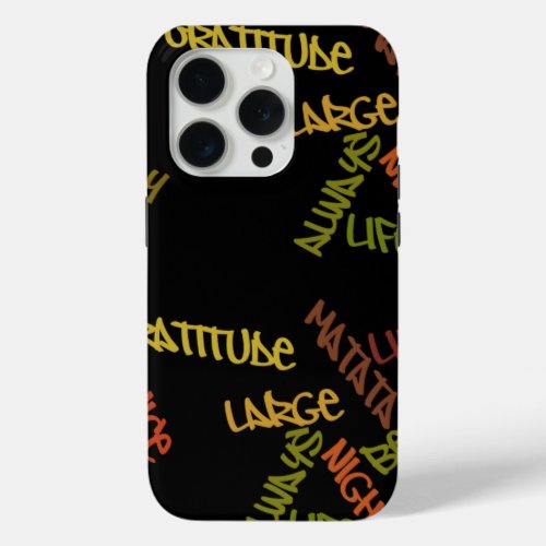 Nice Day Better Night Life Large gifts postcard iPhone 15 Pro Case