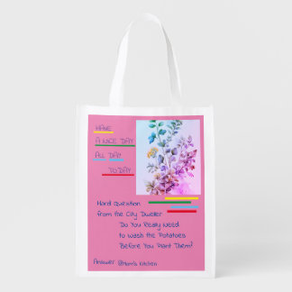 Nice Day Fun Reusable Grocery Bag