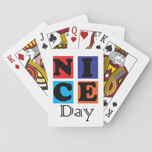 nice day playing cards