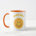 Nice Day - Smiling Sun Mug. Mug at Zazzle