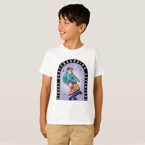 Nice Design about Street Skateboarding Adventure T_Shirt