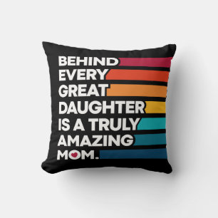 Nice Design Expression text for Mothers day Throw Pillow