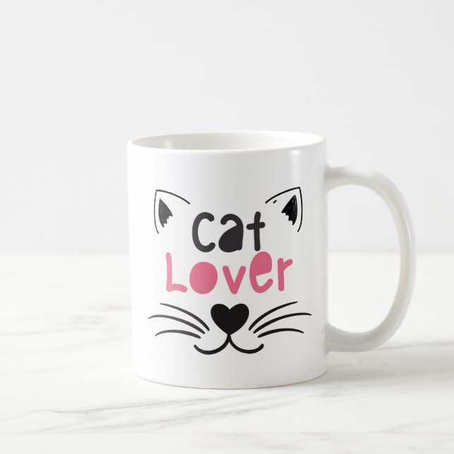 Nice design for cat lovers coffee mug (Right)