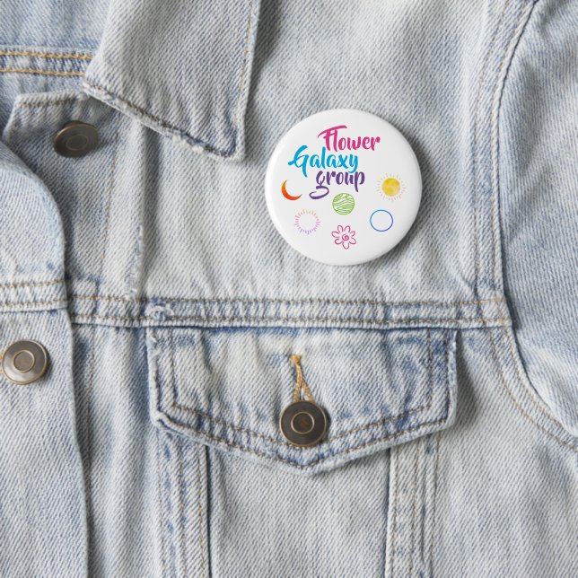 Nice Design of Flower Galaxy Group  Button (In Situ)