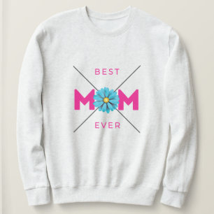 Nice Design Text Love You Mom With Heart  Sweatshirt