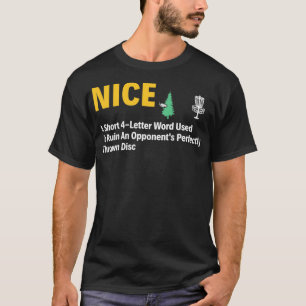 Nice Disk Golf Funny Definition Disk Golfer T-Shirt