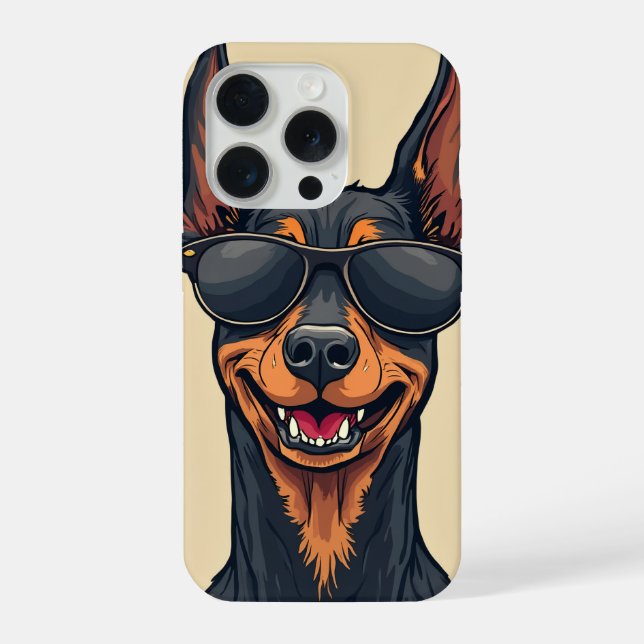 Nice Doberman phone case (Back)