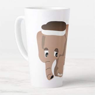 Nice Elephant Latte Mug