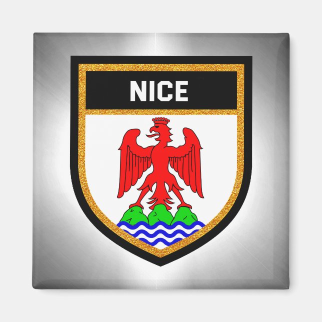 Nice Flag Magnet (Front)