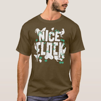 Nice Flock  Graphic Chicken Farmer Clothes & Crazy T-Shirt