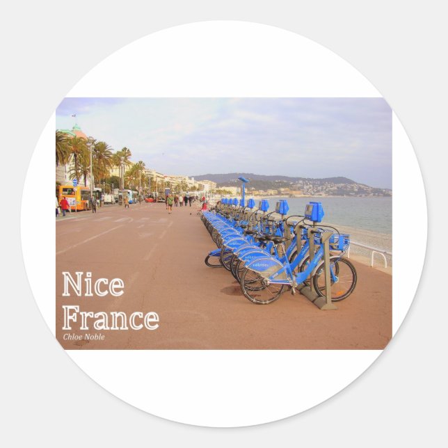 Nice France #1 Classic Round Sticker (Front)