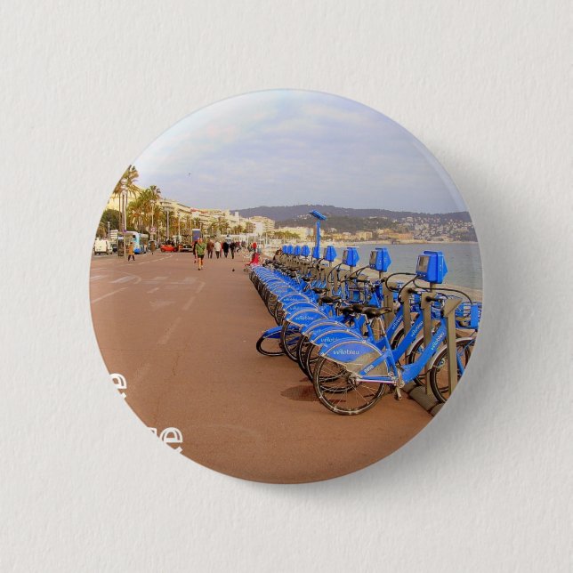 Nice France #1 Pinback Button (Front)