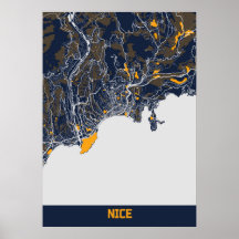 Nice - France Bluefresh City Map