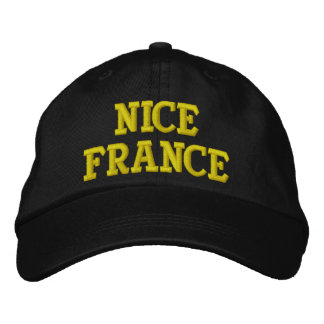 NICE FRANCE EMBROIDERED BASEBALL HAT
