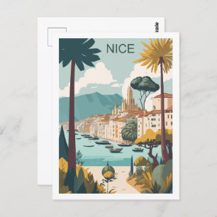 Nice France Famous Travel Place Postcard