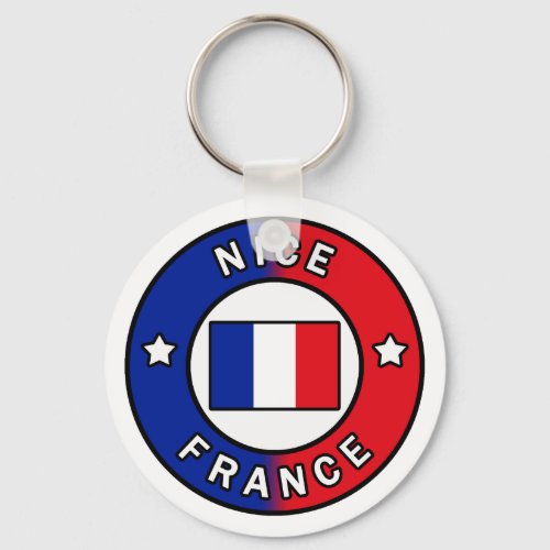 Nice France Keychain