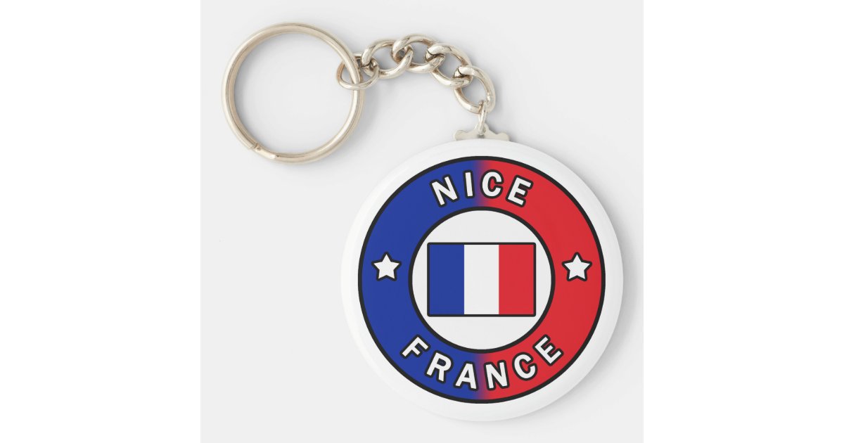 Nice France Keychain