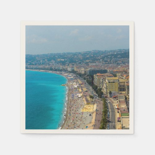 Nice France located in the French Riviera Paper Napkins