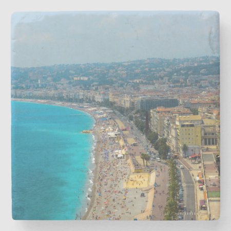 Nice France Located In The French Riviera Stone Coaster