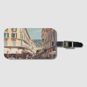 Nice France Postcard Luggage Tag