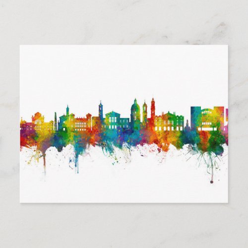 Nice France Skyline Postcard