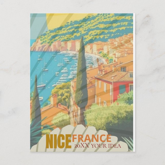 Nice France Travel Postcard, Nice Postcard, Nice F Postcard (Front)