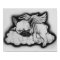"Nice" - French Bulldog Angel Drawing