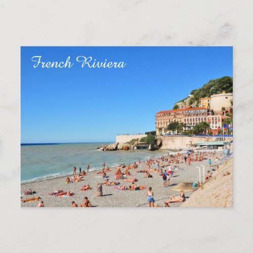 Nice French Riviera Postcard