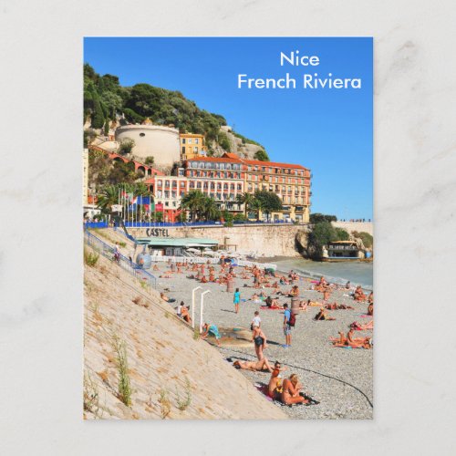 Nice French Riviera Postcard