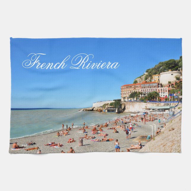 Nice. French Riviera Towel (Horizontal)