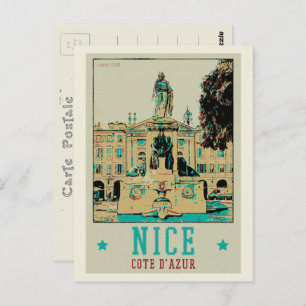 Nice Garibaldi square France Postcard